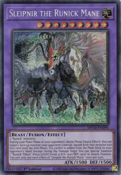 Yugioh MP24-EN096 - Sleipnir the Runick Mane - Secret Rare - Image 1