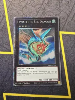 Leviair the Sea Dragon - RA04-EN155 - Platinum Secret Rare - 1st Edition YuGiOh - Image 1