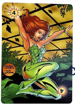 1996 Overpower Collectible Card Game - DC Expansion Set Poison Ivy Lot of 4 - Image 5