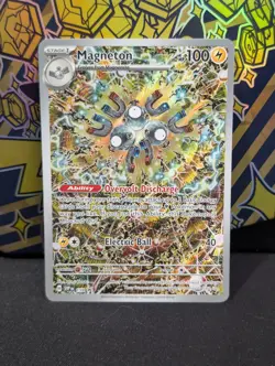Pokemon TCG Magneton SVP 159 Surging Sparks Promo Card NM Condition - Image 1
