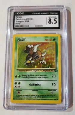 Vintage WOTC CGC 8.5 Pinsir 1999 Jungle 9/64 Holo Pokemon Card - Image 1