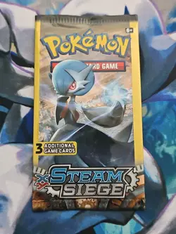 Pokemon XY Steam Siege 3 Card Mini Booster Packs Complete Art Set Lot of 4 - Image 3