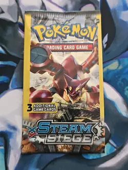 Pokemon XY Steam Siege 3 Card Mini Booster Packs Complete Art Set Lot of 4 - Image 5