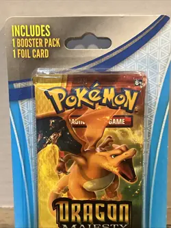 Pokemon TCG Dragon Majesty Charizard 1 Booster Pack 1 Guaranteed Foil Card New - Image 4