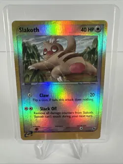 Pokemon Card TCG - Slakoth 45/109 Uncommon Reverse Holo Ex Ruby & Sapphire - Image 1