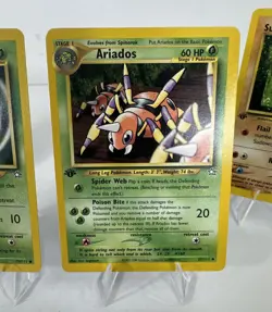 1st Edition Pokemon TCG Neo Genesis Cards - Spinarak Ariados Sudowoodo Totodile - Image 3