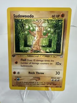 1st Edition Pokemon TCG Neo Genesis Cards - Spinarak Ariados Sudowoodo Totodile - Image 4