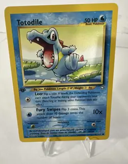 1st Edition Pokemon TCG Neo Genesis Cards - Spinarak Ariados Sudowoodo Totodile - Image 5