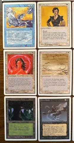 Magic The Gathering Card Lot (18): Vintage Unlimited - Excellent - Image 2