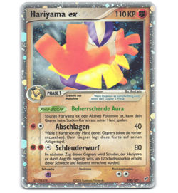 Pokemon 2005 Light Play Hariyama ex Deoxys German Holo 100 Card - Image 1