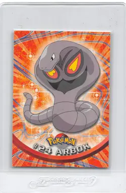 ARBOK #24 - GREEN Logo - NON-HOLO - SERIES 1 - TOPPS Pokemon Card - NM/LP - Image 1