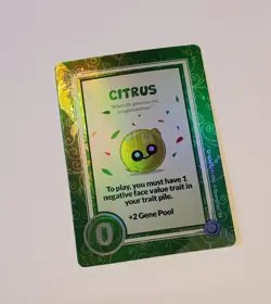 Doomlings Citrus 038/173 Holo Foil Overlush OVL Traits Card Unusual 2023 Green - Image 1