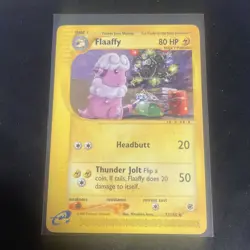 Pokemon TCG: Flaaffy 77/165 (2002) Expedition • Non-holo E-reader Series Card LP - Image 1