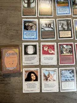 1994 magic the gathering revised Starter Deck 59 Cards And Box NM+ - Image 1