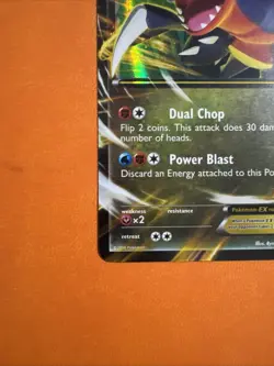 Pokemon Garchomp-EX TCG Black Star Promos XY09 Holo Card LP Condition - Image 5