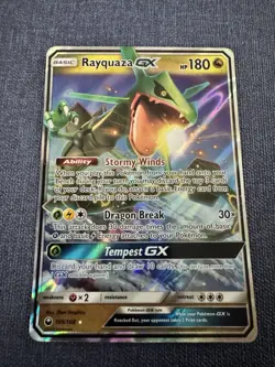 Pokemon Rayquaza GX Celestial Storm Ultra Rare Card 109/168 Sun & Moon SM - Image 1