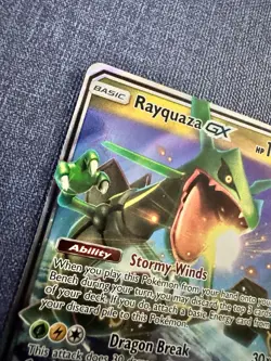 Pokemon Rayquaza GX Celestial Storm Ultra Rare Card 109/168 Sun & Moon SM - Image 5