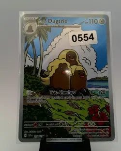 Alolan Dugtrio 208/191 - Surging Sparks Illustration Rare Holo Pokemon Card NM - Image 1