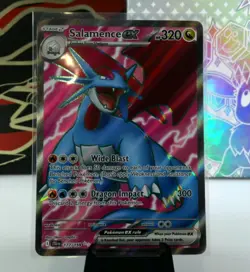 Salamence ex 177/159 (JTG) Journey Together NM Full Art Pokemon Card - Image 1
