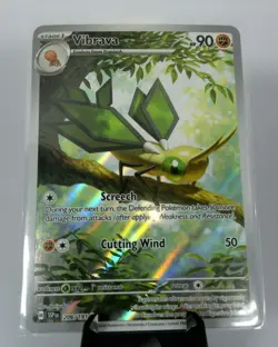 Pokemon Card TCG - Vibrava 206/191 - Surging Sparks - Illustration Rare - NM ⭐ - Image 1