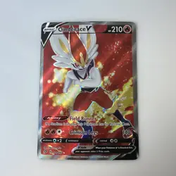CINDERACE V 178/192 | Full Art | Rebel Clash Pokemon TCG Card - LP - Image 1