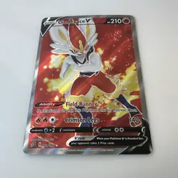 CINDERACE V 178/192 | Full Art | Rebel Clash Pokemon TCG Card - LP - Image 2