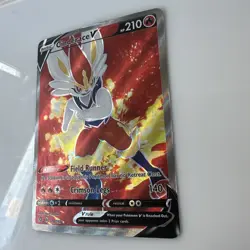 CINDERACE V 178/192 | Full Art | Rebel Clash Pokemon TCG Card - LP - Image 3
