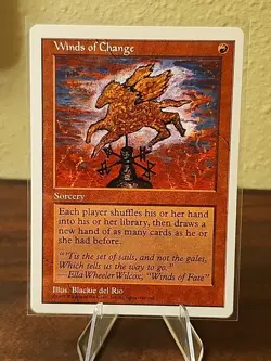 MTG Magic the Gathering Card LP - Winds Of Change 5th Ed. - Image 1