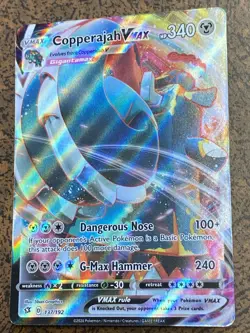 Copperajah VMAX 137/192 Rebel Clash Ultra Rare Holo Pokemon Card - Image 1