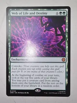 MTG - Marvel's Spider-Man - Web of Life and Destiny #0122 - Non Foil Near Mint - Image 1
