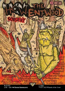 MTG Hew the Entwood - Borderless Poster, The Lord of the Rings: Tales of Middle- - Image 1