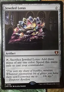 Magic the Gathering Jeweled Lotus, CMM, Regular. MINT - Image 1