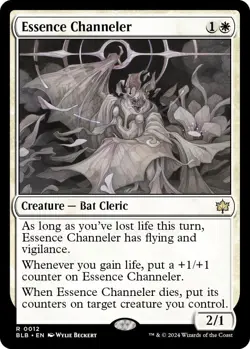 MTG Essence Channeler BloomBurrow Rare Creature Bat Cleric NM - Image 2