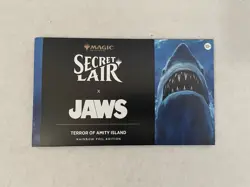 MTG Secret Lair x Jaws Terror of Amity Island FOIL Edition - Sealed - Image 1