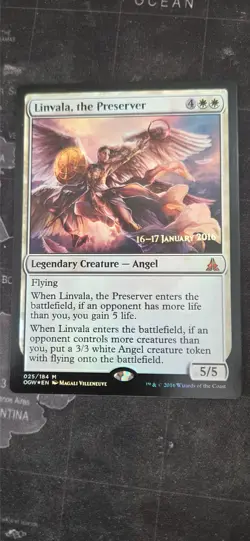 MtG Linvala the Preserver Foil Prerelease Promo - Image 1