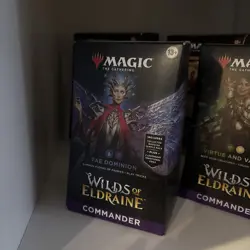 Magic The Gathering Commander Deck Fae Dominion Wilds of Eldraine New Sealed - Image 1