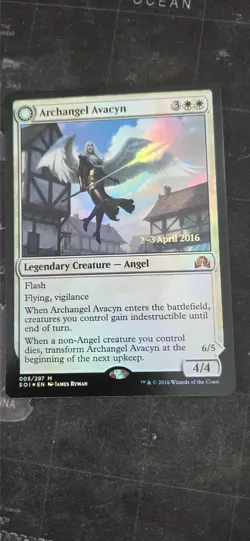 MtG Archangel Avacyn Foil Prerelease Promo - Image 1