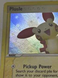 Plusle 6/12 EX Trainer Deck Kit Holo 2006 Vintage Pokemon TCG Card LP - Image 5