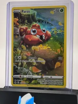 2023 Pokemon TCG Crown Zenith Galarian Gallery Paras FA RARE GG32/GG70 NM - Image 3