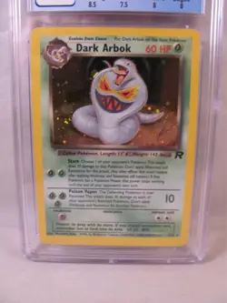 Pokemon Unlimited Dark Arbok Holo Team Rocket 2/82 CGC 8 w/ Subgrades 2000 - Image 3