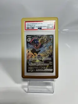 2024 POKEMON SVP EN-SV BLACK STAR PROMO #132 GRENINJA EX PSA 10 - Image 1
