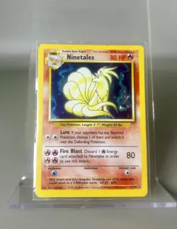 Pokemon TCG Ninetales Base Set - 1999 WOTC Holo Rare - Fire Type - Vintage - Image 1