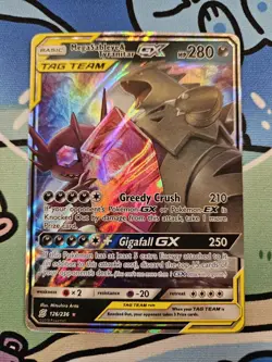 Pokemon TCG Mega Sableye & Tyranitar GX Ultra Rare (126/236) Unified Minds NM - Image 2