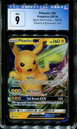 Pikachu GX - SM232 - CGC 9 - Black Star Promos - Ultra Rare - Pokemon - 94313 - Image 1
