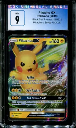 Pikachu GX - SM232 - CGC 9 - Black Star Promos - Ultra Rare - Pokemon - 94301 - Image 1