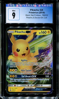 Pikachu GX - SM232 - CGC 9 - Black Star Promos - Ultra Rare - Pokemon - 94289 - Image 1