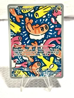 Pokemon TCG Illustration Rare Tatsugiri #186/167 Twilight Masquerade - Image 1