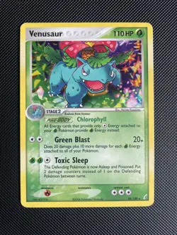 Pokemon TCG Venusaur EX Crystal Guardians 28/100 Holo Exclusive Cosmos Holo Rare - Image 1