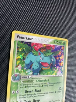 Pokemon TCG Venusaur EX Crystal Guardians 28/100 Holo Exclusive Cosmos Holo Rare - Image 5