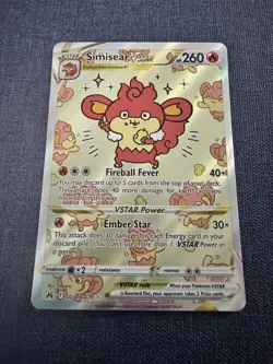 Pokemon TCG Simisear VSTAR Galarian Gallery GG37/GG70 Crown Zenith - Image 1